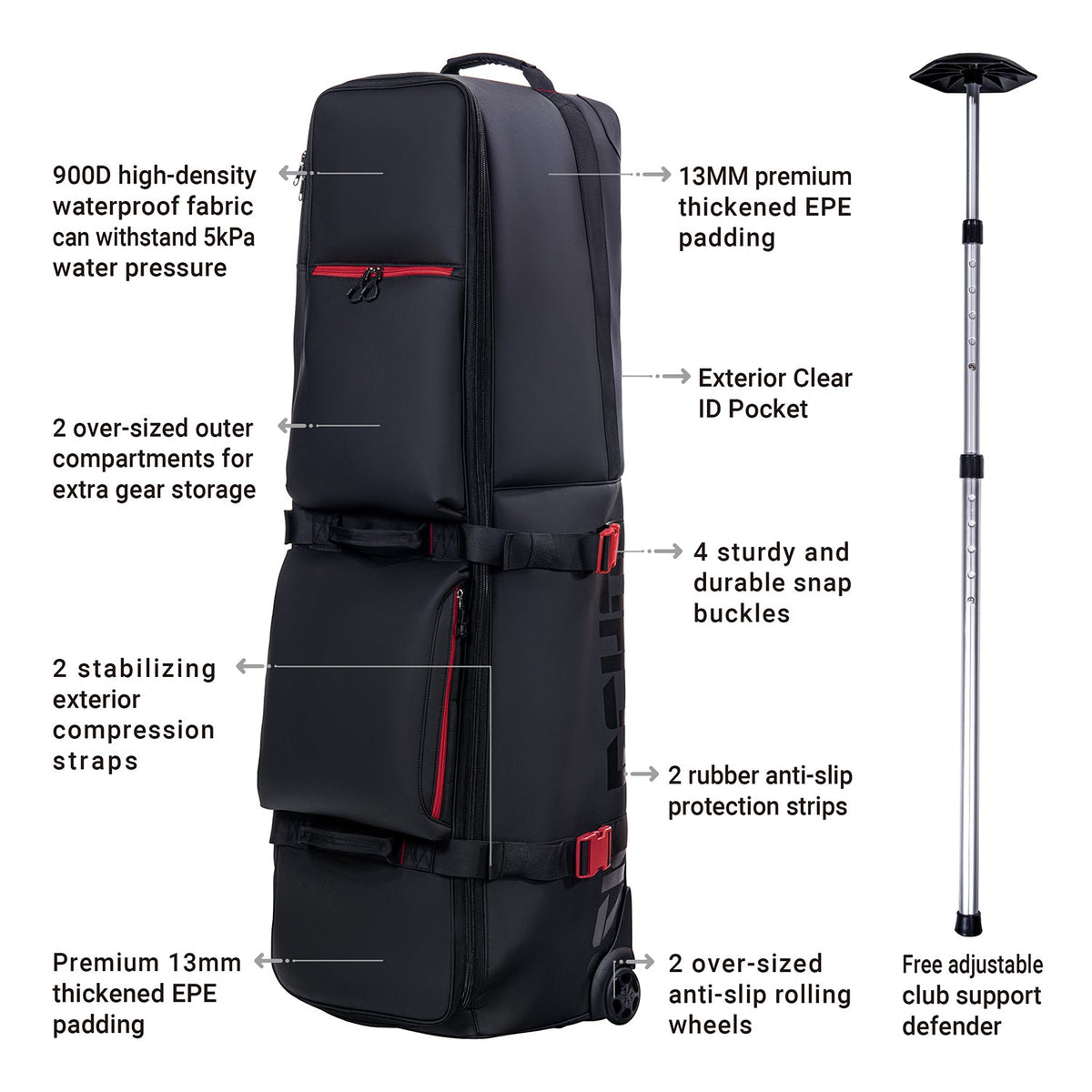 Locklink Roller Golf Travel Bag