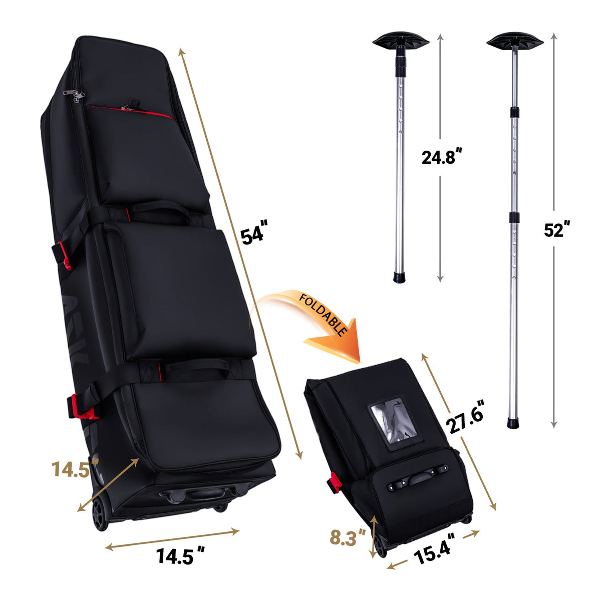 Locklink Roller Golf Travel Bag
